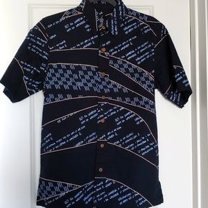 Sig On Smith Button Up Dark Grey Mens XS